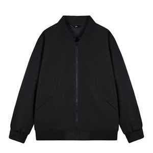 J67-P53   美式am1飞行员夹克男立领棒球服高级感浅色外套图片