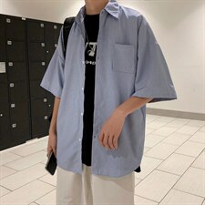 长袖衬衫春款男港风潮流C0022P29，男装衬衫，星座1116-2