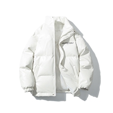 1日系白底鳄鱼纹棉衣男手塞棉夹克PU皮棉服外套男8507P120控158，男装夹克，星座226-2