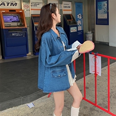 大货已出2025牛仔春款外套2C216-W2025-P150-K218，女装短外套，2C216