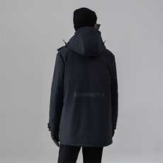 外贸大码中长款羽绒服爸爸工作服老年羽绒服男加厚外套2307-P240，男装羽绒服，星座1210A