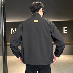 抖音2025 新款立领 夹克外套男图片