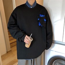 2026港风刺绣字母小熊卫衣男大码M-5XL情侣潮卫衣WY8745P60控88，男装卫衣，星座227-7