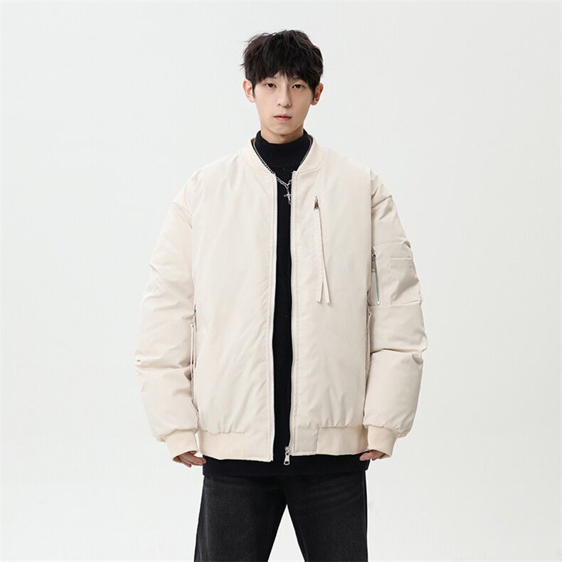 秋冬新款港风日系复古立保暖棉服棒球服男XZ213-MF02-P128控148,男装棉衣,星座213