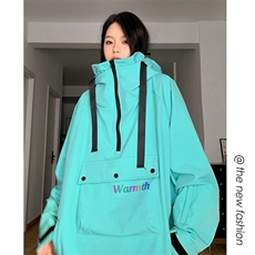 双板单板滑雪服男大码防水防风抗寒加厚银狐绒外套M25-P175控238，女装短外套，电商A001
