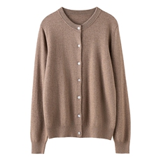 2025年秋季新款圆领平面针织羊绒上衣时尚休闲通勤，女装羊绒衫，濮尚羊绒