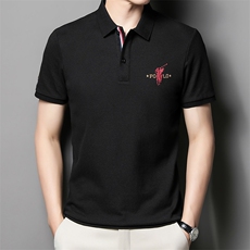 男士夏季短袖POLO衫2023新款时尚潮流简约纯棉短袖T恤男装上衣P50，男装Polo衫，星座1105-3