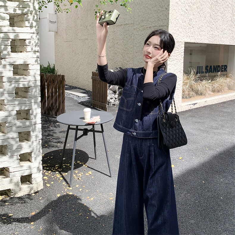 秋冬款牛仔套装2603-P175-K248,女装套装/套裙,2D013