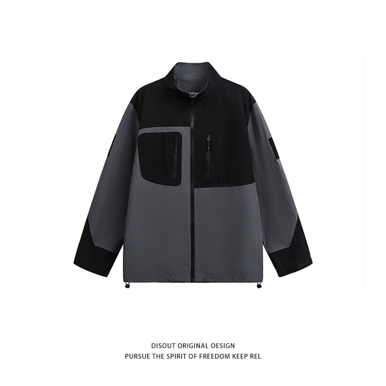 特P55无差价新款夏季时尚百搭防晒外套-HJ5911日系白底，男装防晒衣，电商A003