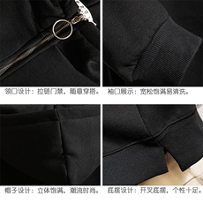 A115-P45拉链连帽卫衣男士大码宽松棒球服男外套男转墙，男装卫衣，电商A040A