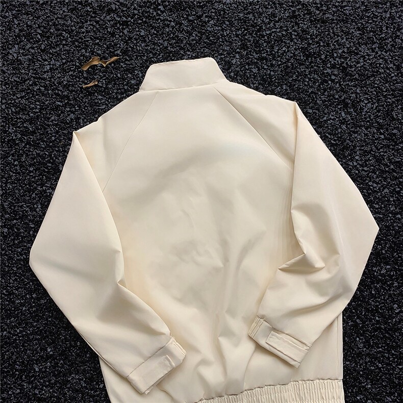 春秋日系立领工装夹克男女刺绣工装外套CityBoy双拉链短款冲锋衣,男装夹克,星座1013