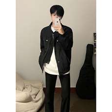 B221美式ins高街暗黑金属感宽松休闲外套上衣SY2303-P90控118，男装夹克，电商B221