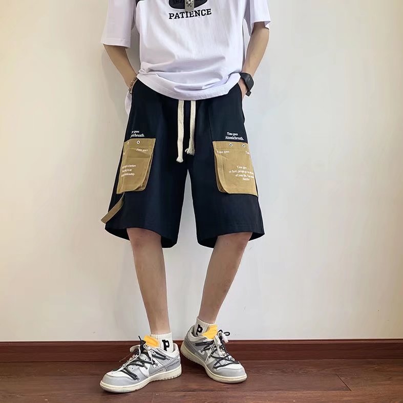 2022日系男士工装短裤潮外穿夏季薄款休闲五分裤D1014P33,男装休闲裤,星座1116-2