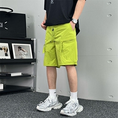 速干斜拉链口袋五分裤男工装短裤DS-A329-K958-P48，男装牛仔裤，电商A329
