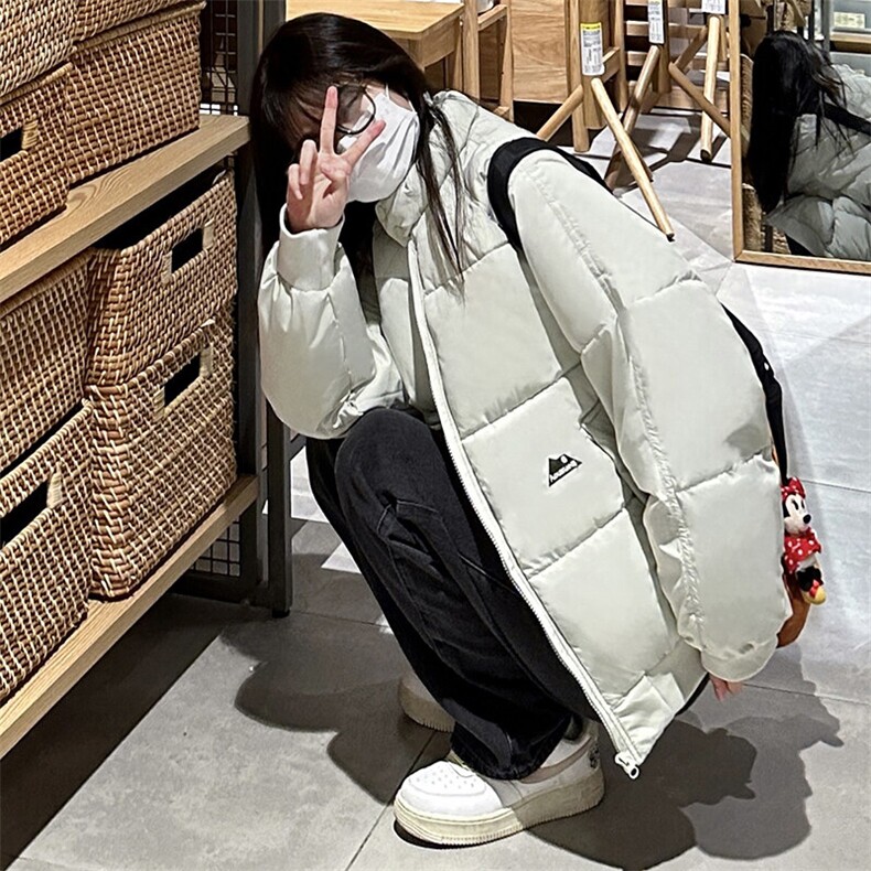 CC040-P88时尚温暖包容感防风防钻棉学院风纯色显白拼色棉服,男装棉衣,星座911-3