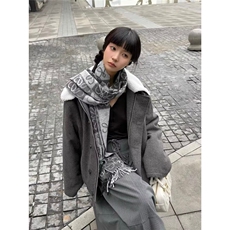 原宿慵懒文艺潮流流行棉服气质日系新款MHT267-P80，男装棉衣，星座208-5