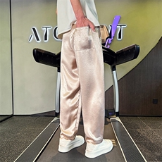店主风夏季新款社会小伙冰丝休闲裤子男长裤韩版2250-P58，男装休闲裤，星座313B-2(原星座309A-2)