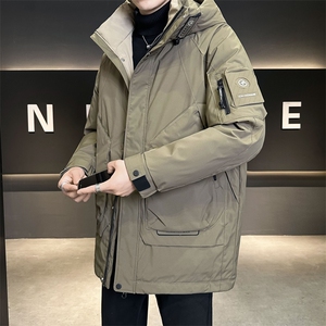 中长款羽绒服男冬季2025新款连帽加厚外套C317-Y81825-P245图片