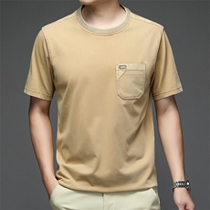 纯棉T恤短袖男2023夏季潮流半袖圆领上衣服NX8701-P55，男装T恤，星座1105-3