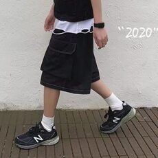 【网图现货】美式宽松复古工装五分裤男DK27/P30，男装牛仔裤，星座205-3