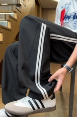 ！2026夏季新款男士冰丝休闲裤垂感百搭直筒裤Y1698特P25，男装休闲裤，电商B220