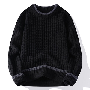 毛衣男秋冬高品质男士休闲圆领针织衫毛衣310B-3-815-P52图片