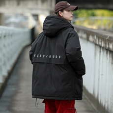 冬上新加棉加厚棉服中性个性连帽棉衣外套男女8323-P125控价168，男装棉衣，电商A441-1