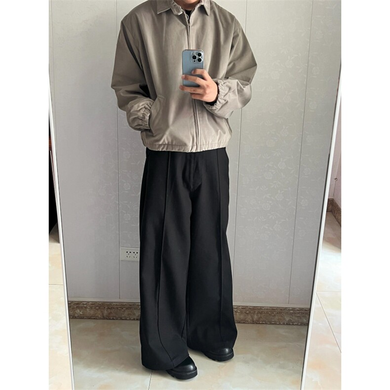 【有货】哈林顿外套男高级感痞帅美拉德翻领夹克XZ256CC-特P68,男装夹克,星座1007（原301D）