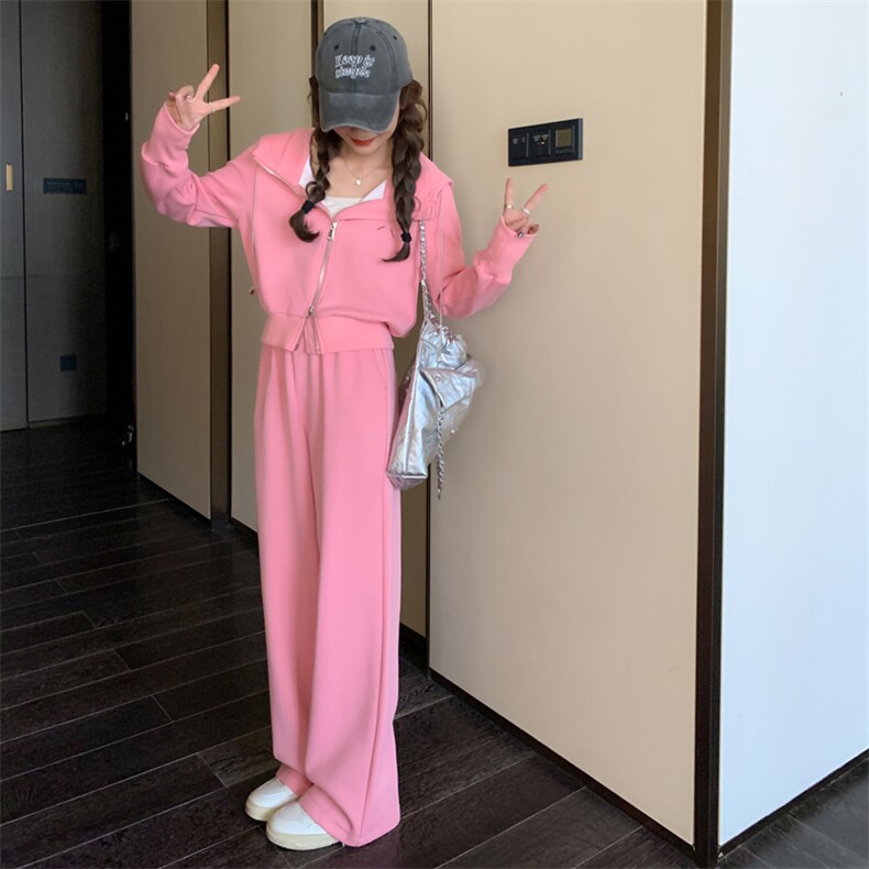 现货高转化2026春秋装新款时尚休闲针织套装裤女182-8359P155K228,女装套装/套裙,帛香坊