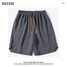 夏季冰丝透气百搭运动宽松五分裤XD2330特批34，男装休闲裤，星座718