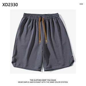 夏季冰丝透气百搭运动宽松五分裤 XD2330特批34图片