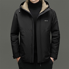 DF23918钱塘2020-2时尚休闲百搭冬季厚款连帽中年男士羽绒服P290，男装羽绒服，钱塘207-2
