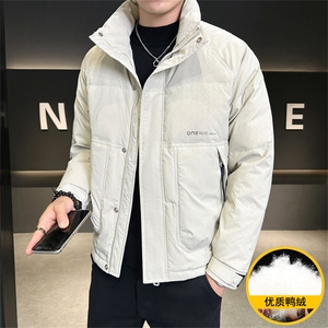 2025冬季DS-A225标新款男士立领白鸭绒羽绒服夹克885506-P150图片
