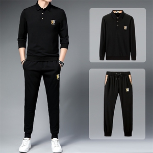 YAJ6639春季新款2023年男士休闲卫衣长袖套装外套时尚P142图片