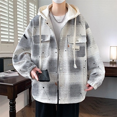 2025春秋新款高品质港风夹克男潮流时尚青少年连帽外套，男装夹克，星座1206（原A206）