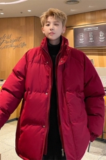 得物二开立领假两件石墨烯内里棉服棉衣外套9088特P85控118，男装棉衣，电商A309
