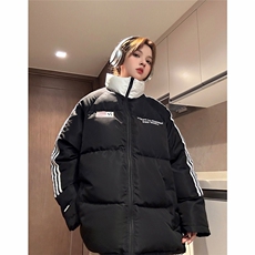 EQ336美式潮流拼接撞色潮流冬季面包服外套男女情侣装棉衣2023，男装棉衣，电商C306-1