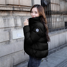 白鸭绒羽绒服女短款2025冬季新款小个子宽松简约百搭轻薄鸭绒外套，女装羽绒服，韩蔻秀