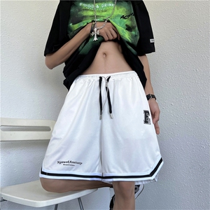 篮球裤男宽松速干透气五分裤跑步短裤潮流拼边运动裤DK0744-P28图片