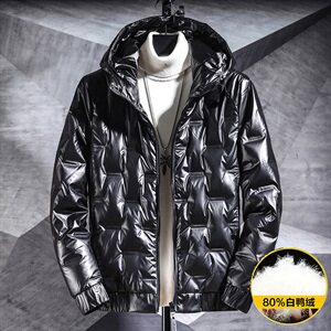 2020冬季新款防寒户外羽绒服男士亮面羽绒服钱塘2026-2023图片