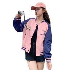 现货高转化贴标外套重工刺绣夹克棒球服上衣女潮182-8515P125K178，女装短外套，帛香坊