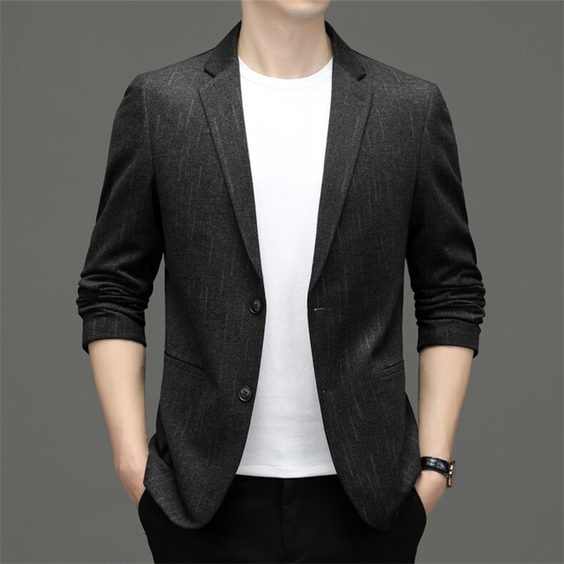 BF22616钱塘2020-2中年男士商务休闲春秋款简约西服外套P165,男装西服,钱塘207-2