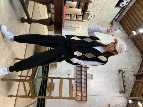 春季新品休闲两件套，女装，怪怪树