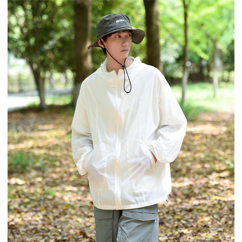 F8077/P60防晒指数UPF50+有报告防紫外线防晒服男外套防晒衣，男装防晒衣，电商A141