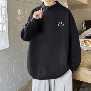 控68半高领毛衣男士大码针织衫男毛线衣男 M18204-P45 加绒款-P65图片