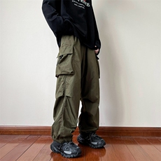 B221秋冬加绒加厚日系工装休闲裤LK22053-P60控78加绒P75控98，男装休闲裤，电商B221