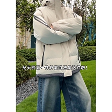 现货高品质美式高街冬季重磅三防加厚羽绒棉衣连帽冲锋外套厚，男装棉衣，电商A486