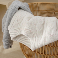 优质儿童加厚彩点羊毛衫男童套头毛衣女童羊绒针织衫宝宝妞花打底，童装儿童羊毛衫，初丹羊绒童装