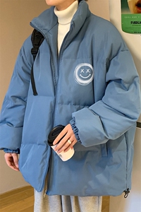 秋冬新款韩版加厚保暖立领宽松棉服外套男MY62031 P115控138图片