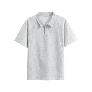 夏季新款港风日系轻熟风正肩POLO领短袖T恤男 XZ213-TX18-P35控58图片